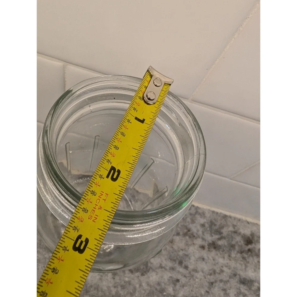 Vintage Ball Perfect Mason Clear Quart Canning Jar With Zinc‎ Lid
